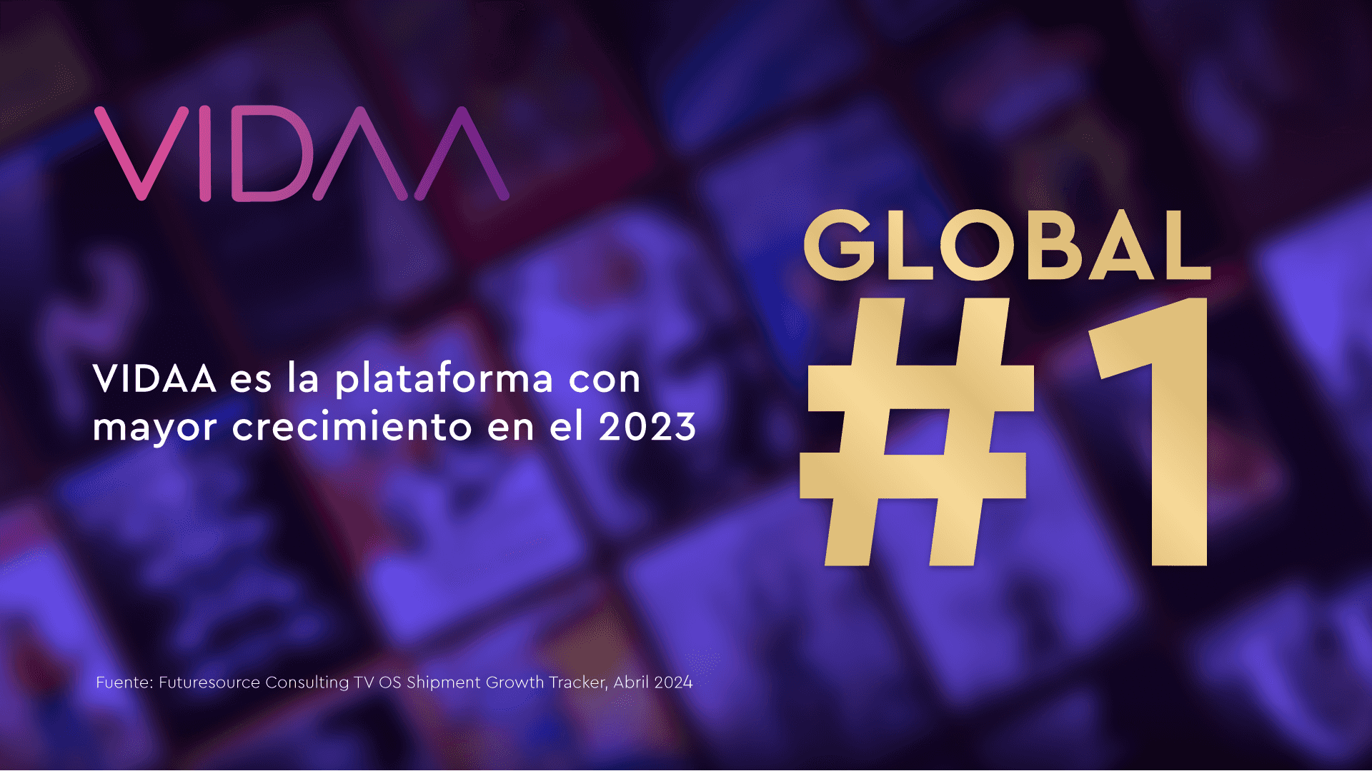 VIDAA OS fue la plataforma de Smart TV de más rápido crecimiento en el mundo en 2023