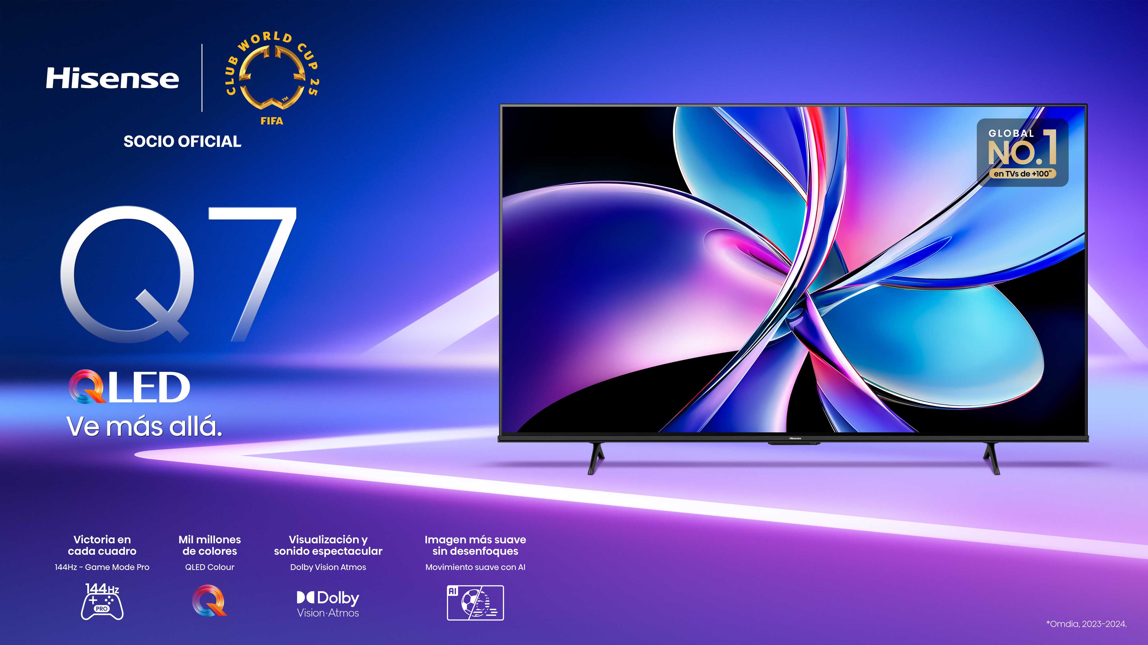 Hisense revoluciona la experiencia de entretenimiento en casa con el lanzamiento del nuevo televisor Q7 en Perú